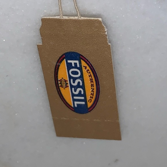 Fossil Silver Tone Crystal Necklace - Picture 3 of 4